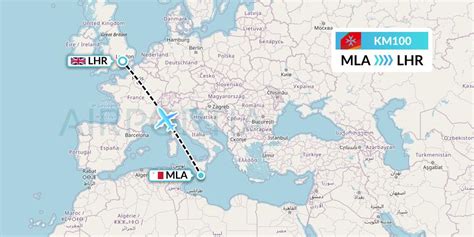 KM100 Flight Status / KM Malta Airlines AMC100 / KM 100  .